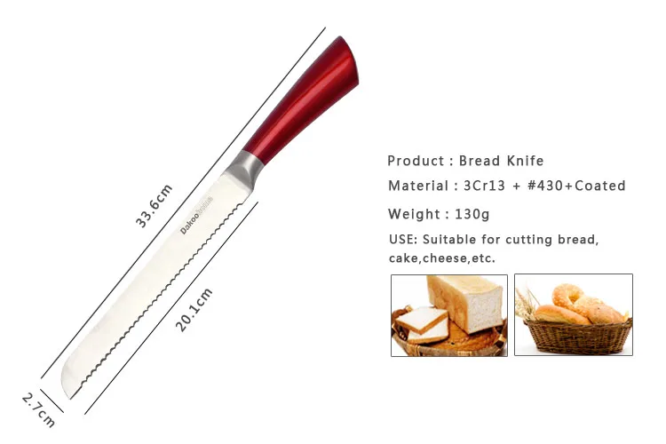 juego de cuchillos DAKOO Knife Set KS085B05, imagen 4