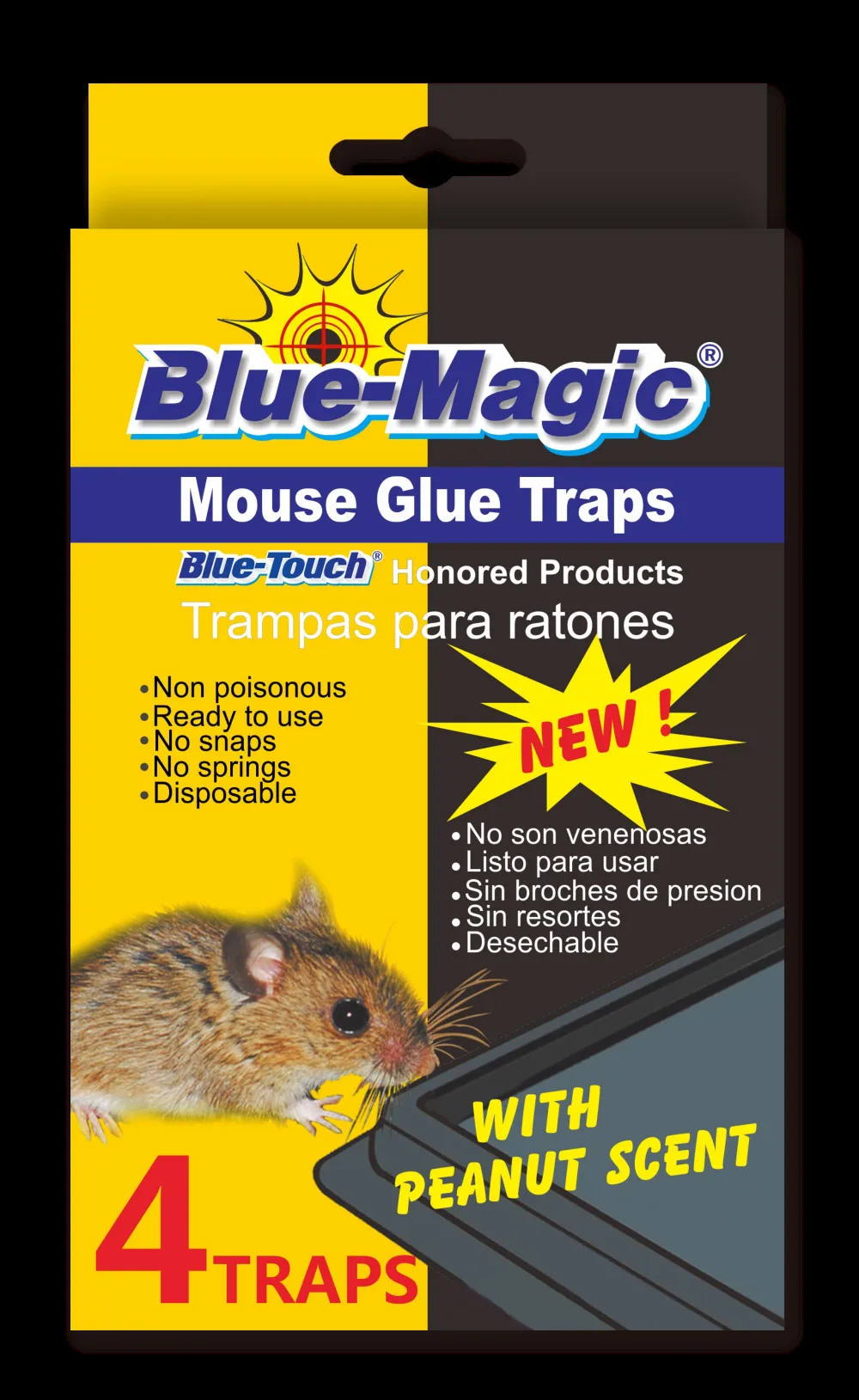 Blue-magic Hot Melt Adhesive Mice Glue Trap Mouse /rodent Glue Tray ...