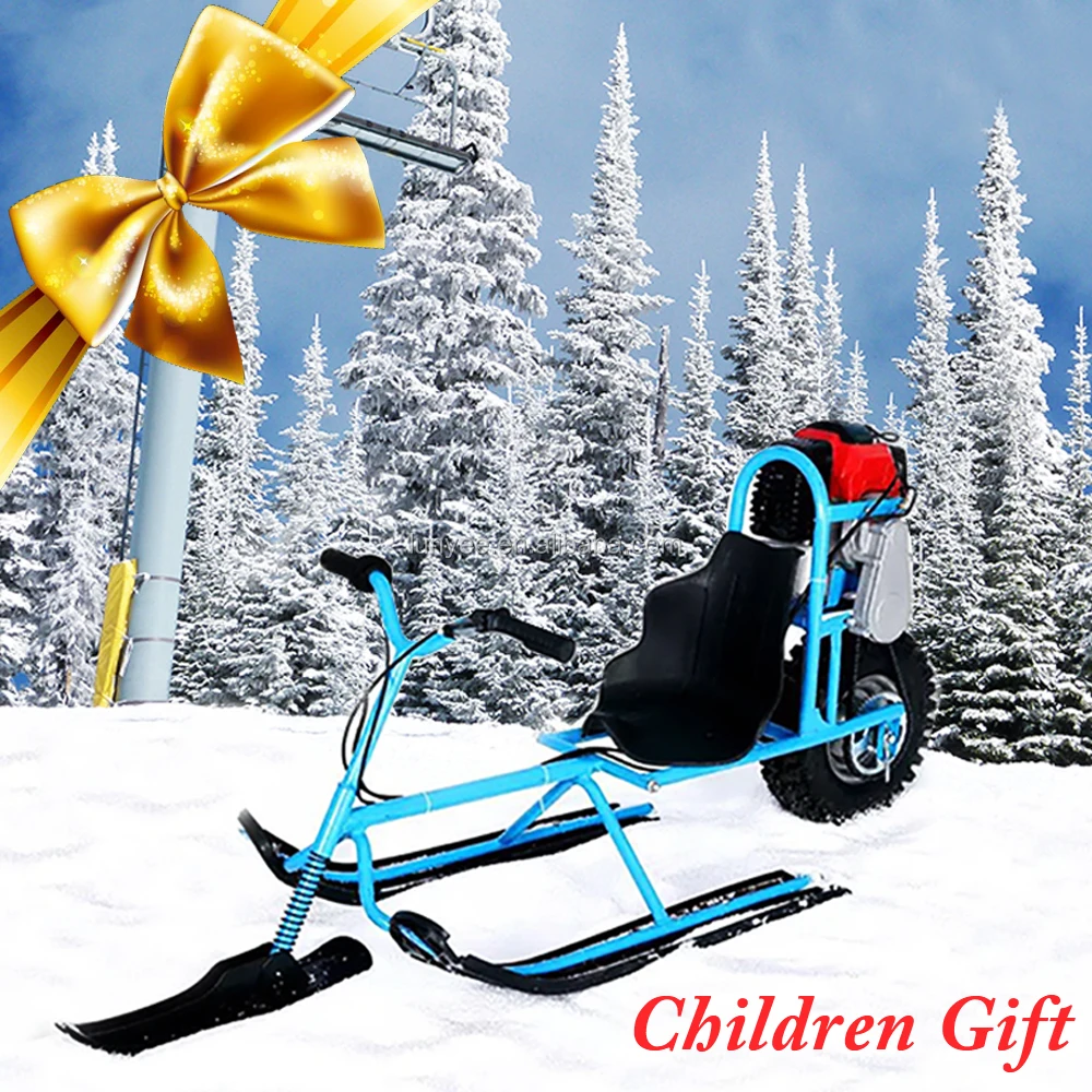 Schneemobil Motor Ski Roller Winter Kinder Kinder Elektro fahrrad Schlitten  Schneemobil Schnees cooter
