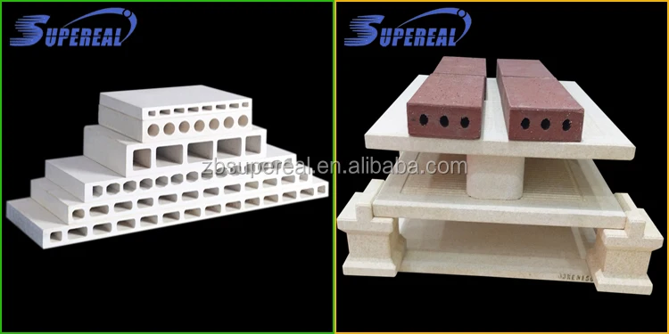 1300 C Working temperature cordierite mullite refractory tube support