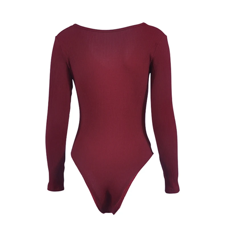 New Arrival Long Sleeve Deep V Neck Bodysuit Women Buy Bodysuit Women