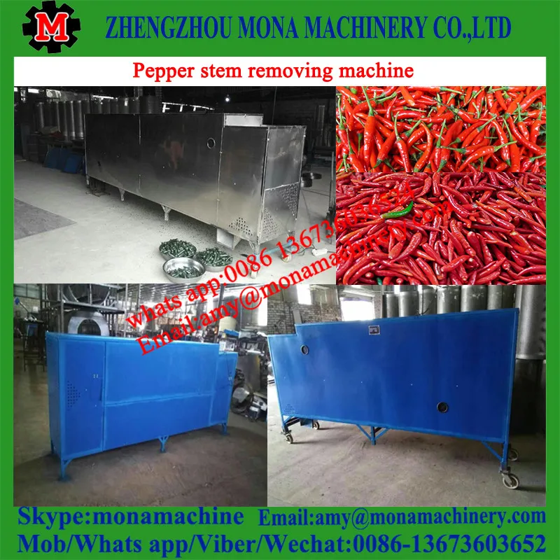 Top Quality Red Pepper Rings Cutting Machine Pepper Stem Tail