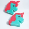Cute unicorn shaped design kids body clean bath sponge
