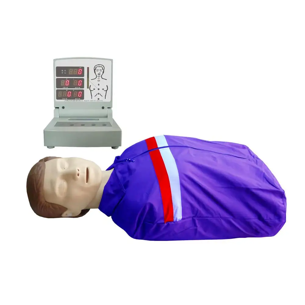BIX-CPR230 resusitasi cardiopulmonary model pelatihan Setengah Tubuh CPR training manikin Medis tanpa printer