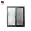 New Design Dark Gray Aluminium Sliding Window Price Philippines