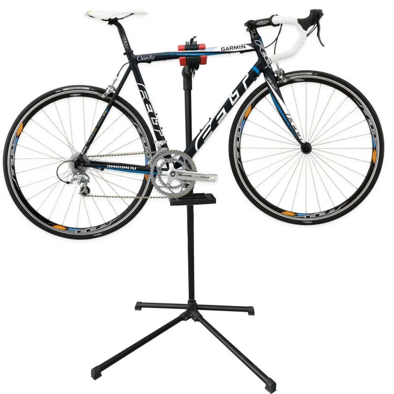 Wall Or Bench Mounted Bicycle Repair Stand Rack With Rotating Head