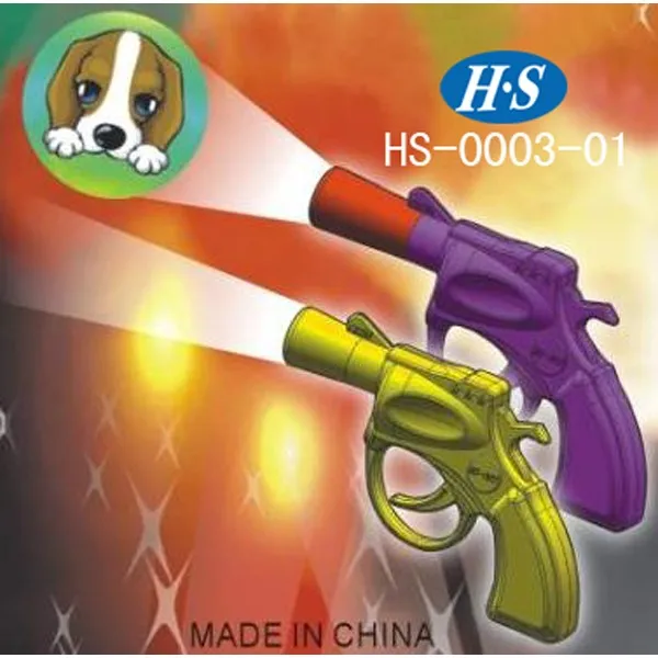 Led Projector Gun /laser Light Gun Toy/led Toy Gun With Projection