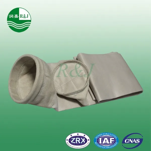 800gsm Fiber Glass Dust Filter Bag/ Ptfe Fiberglass Dust Collector