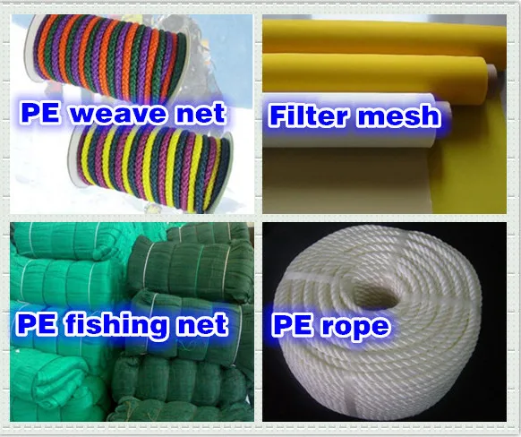 100% berkualiti tinggi HDPE 0.10MM Monofilament Benang