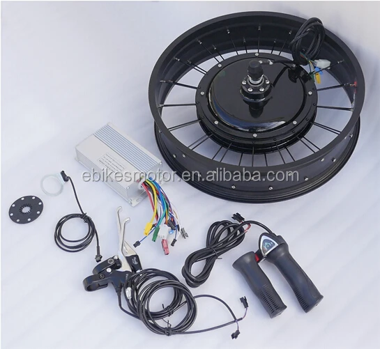 48v Fat Tire Electric Bicycle Conversion Kit - Front Hub ...