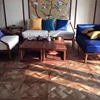 European Antique Oak Art Mosaic solid Wood composite flooring engineered