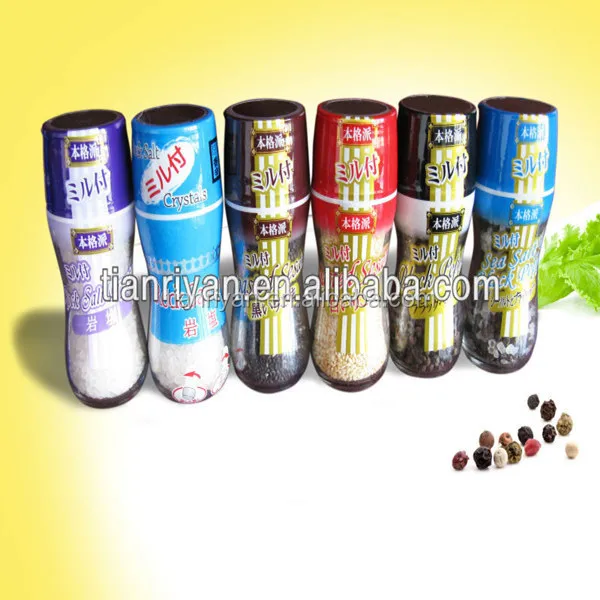 grinding bottle packing