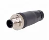 M12 D coding 5 pin male assembly connector ip67 with shield equal to Binders'
