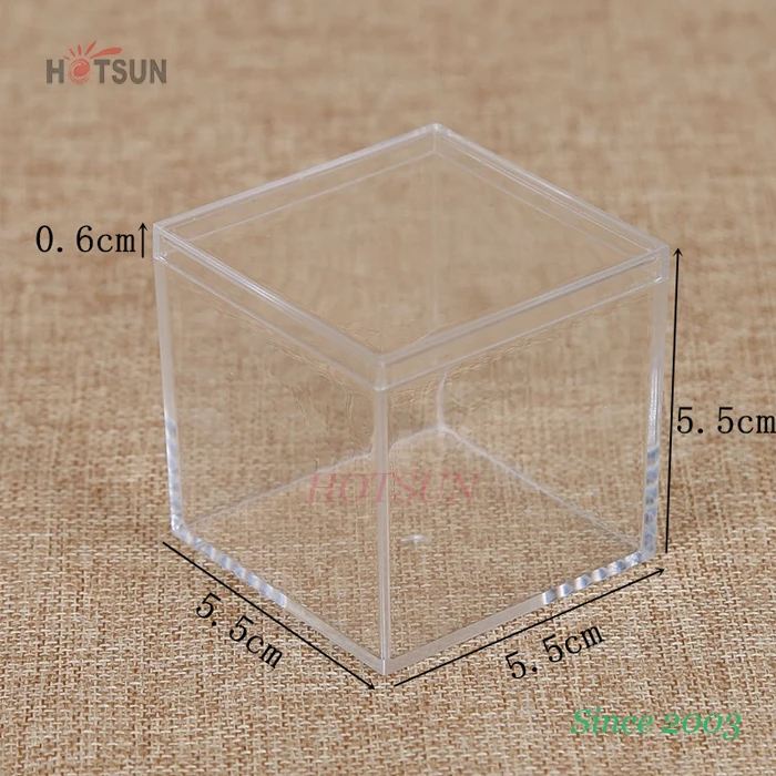 Transparent Cheap Price Plastic Sweet Packaging Box Ps Material Candy 