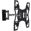Adjustable TV Wall Mount Bracket Full Motion Computer Monitor Arm Swivel Tilting Corner Bracket for 22-50 Flat Screen LED TV