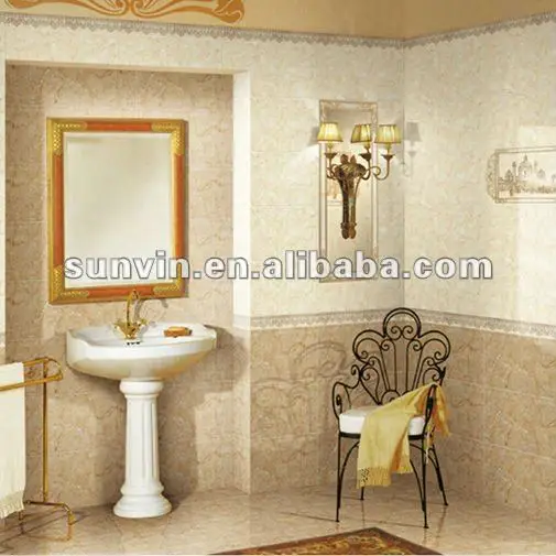 30x60cm Bathroom Beige Flower Decoration Border Wall Ceramic Tiles ... 30x60cm Bathroom Beige Flower Decoration Border Wall Ceramic Tiles ...