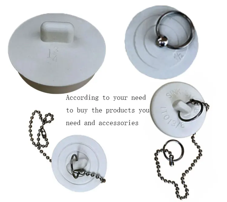 Wholesale Shower Faucets Waste Plug Round Rubber Baby Drain Bathtub