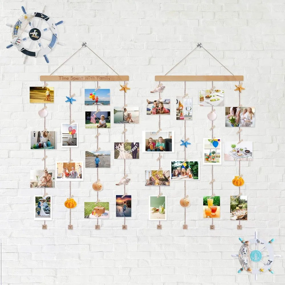 Diy Wall Decor Hanging Photo Display Picture Frames For Hanging Photos