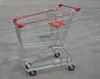 100L Asian Style Supermarket Metal Cart, Supermarket Push Cart