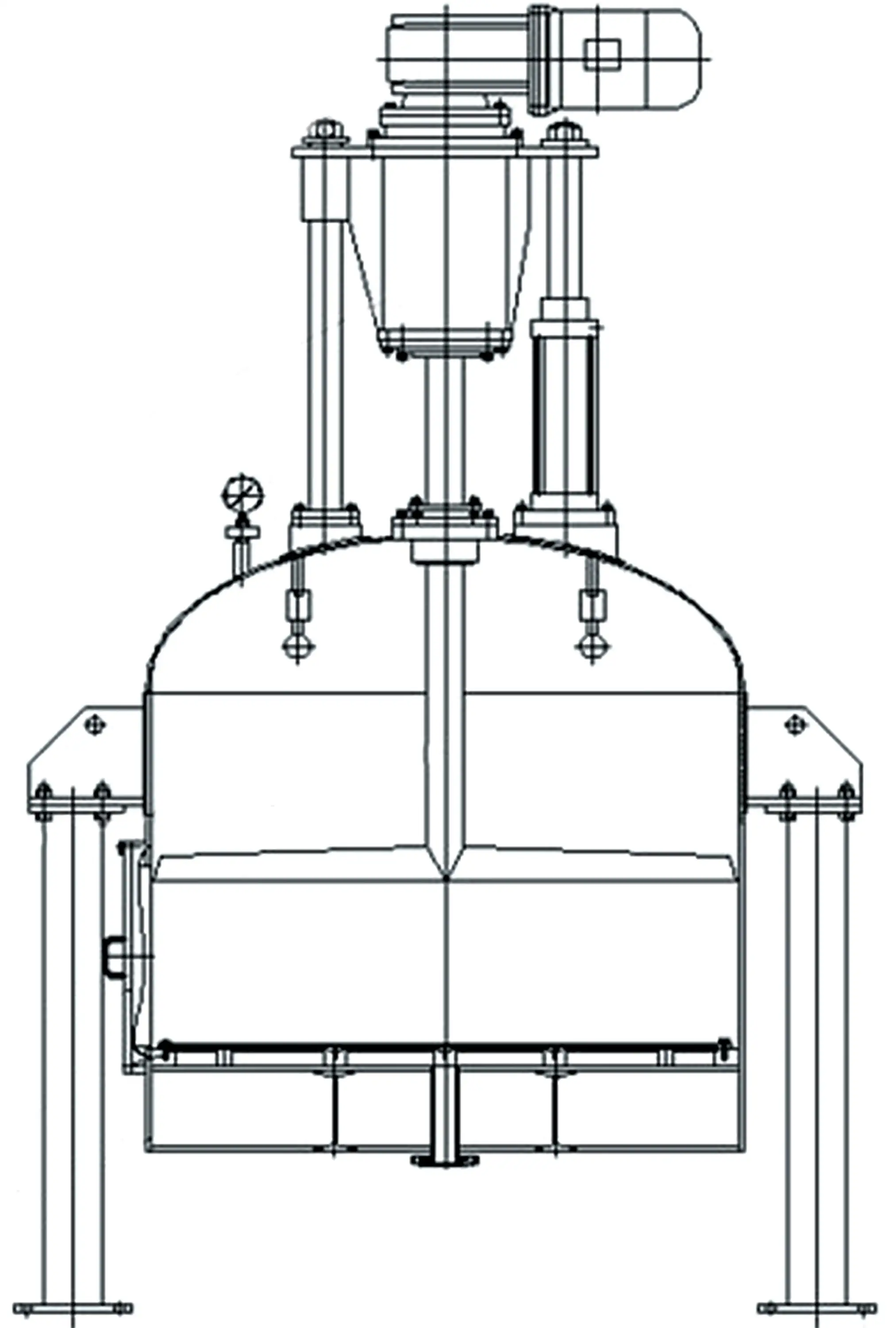 Agitated Nutsche Filter Machine Nutsche Washing Filtration Dryers 