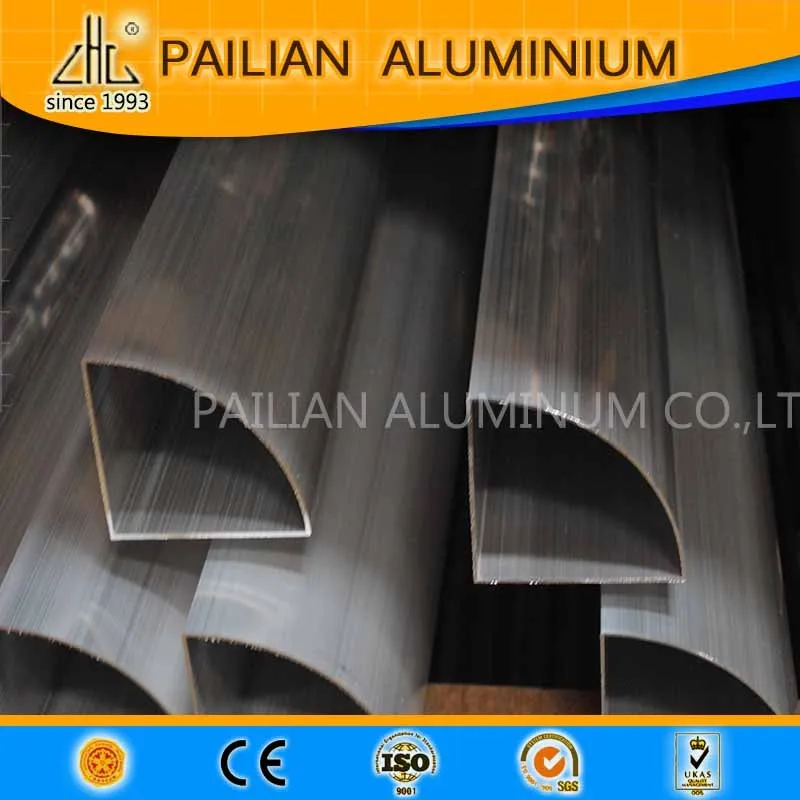 Aluminium Extruded Triangle Aluminum Pipe Triangle Tube/aluminum