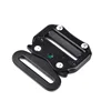 black metal 45mm internal width quick release cobra belt buckle