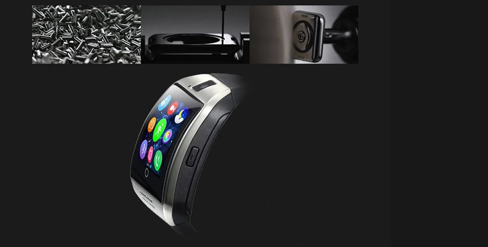 Stepfly Smart Watch Q18 With Camera Facebook Whatsapp Twitter Sync SMS Smartwatch Support SIM TF Card For IOS Android