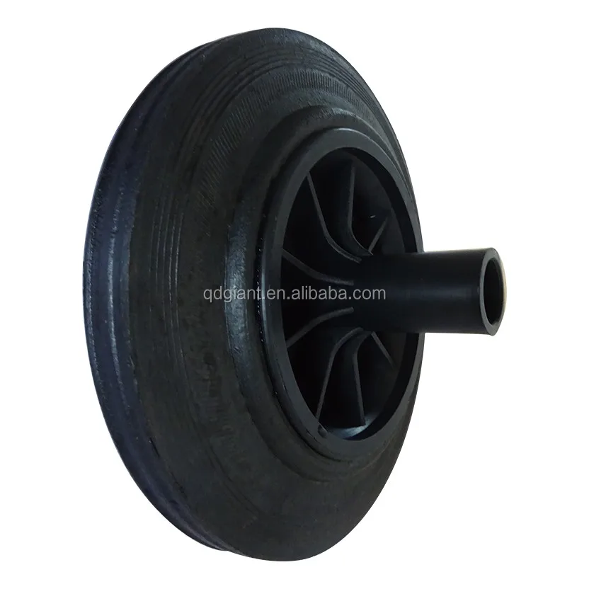 Good quality and low price rubber & plastic rim trash bin wheels