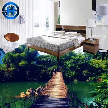 discontinued tiled chinese style interior decoration for restaurant 3d ceramic floor tile