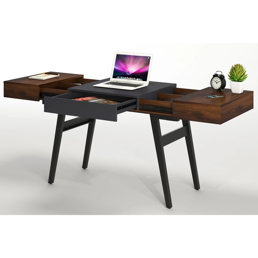 Small Compact Desktop Computer Table With Wheels View Compact