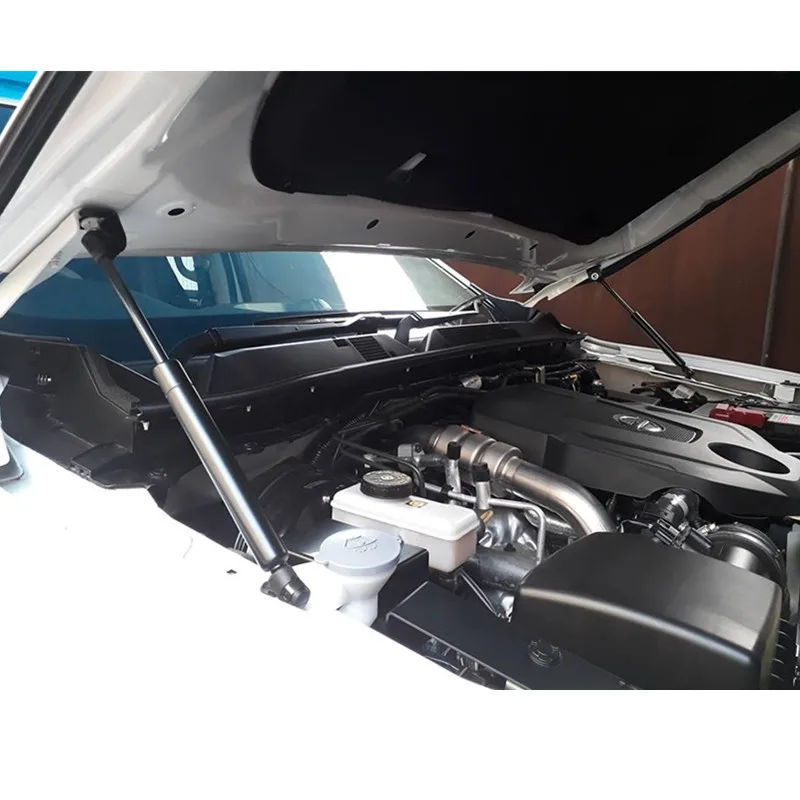 2pcs Front Engine Bonnet Damper Hood Gas Supports Hood Lift Struts Shocks Springs Kit Fit for Navarra D23 NP300 2014-2018 Aramox Gas Support Shocks 