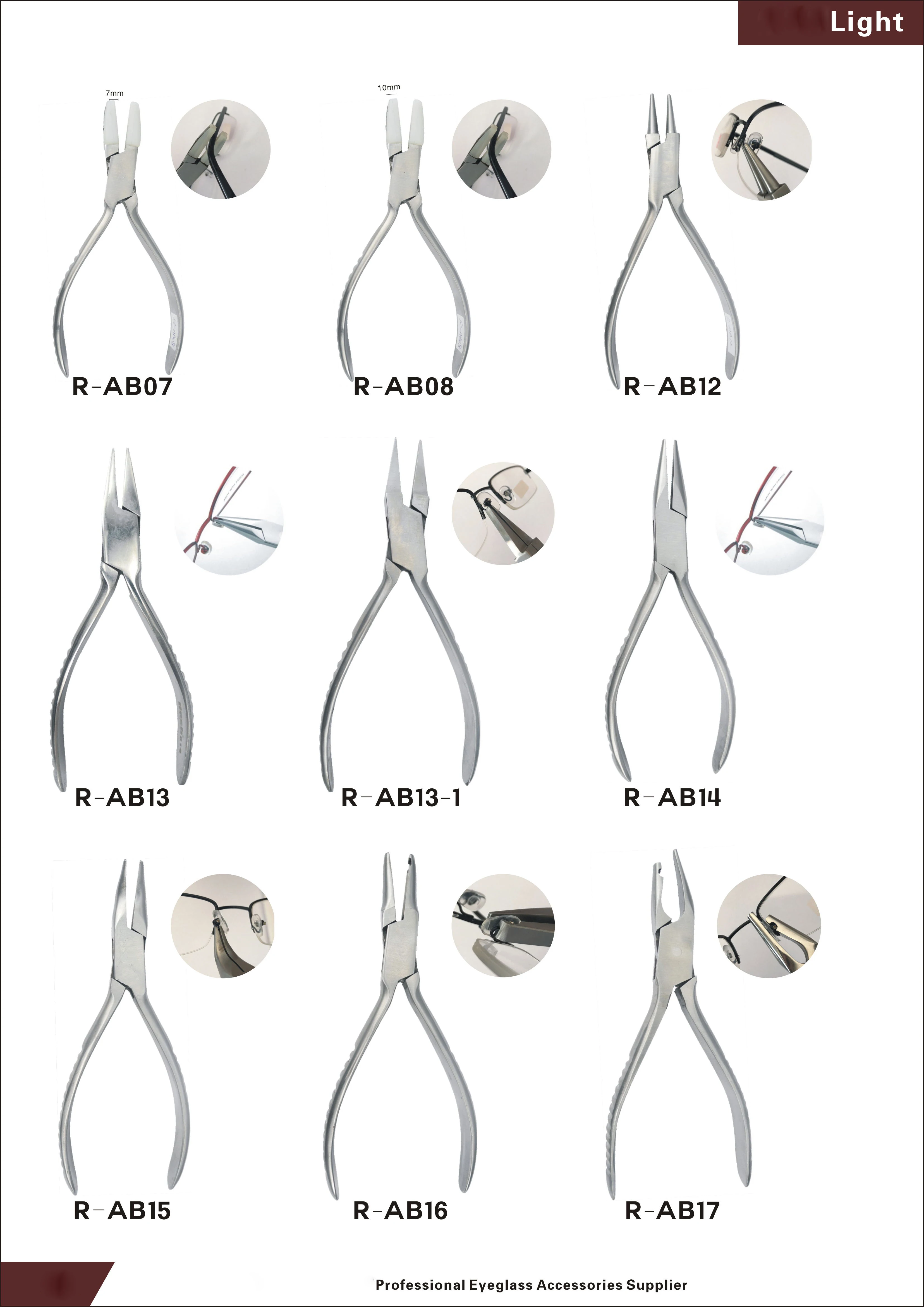 Professional Eyeglass Pliers Set Glasses Tool Set Buy Pliers Set