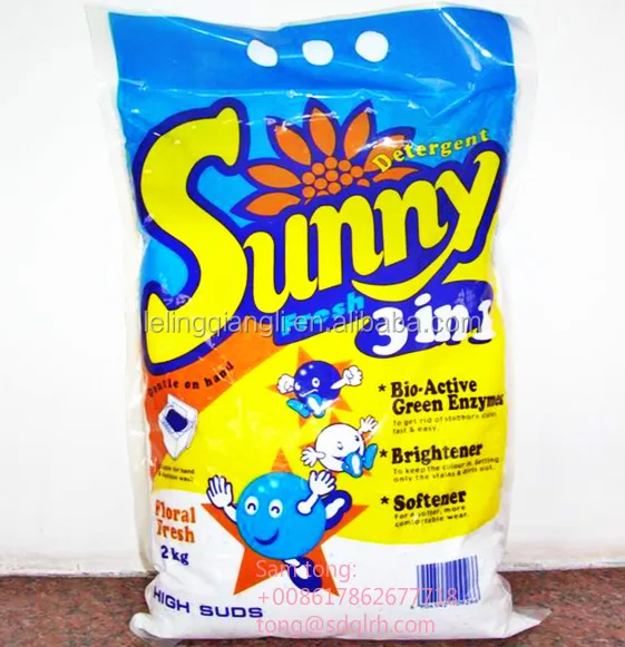 Sunny 3 In 1 Laundry Powder Detergent Washing Powder With Low Price
