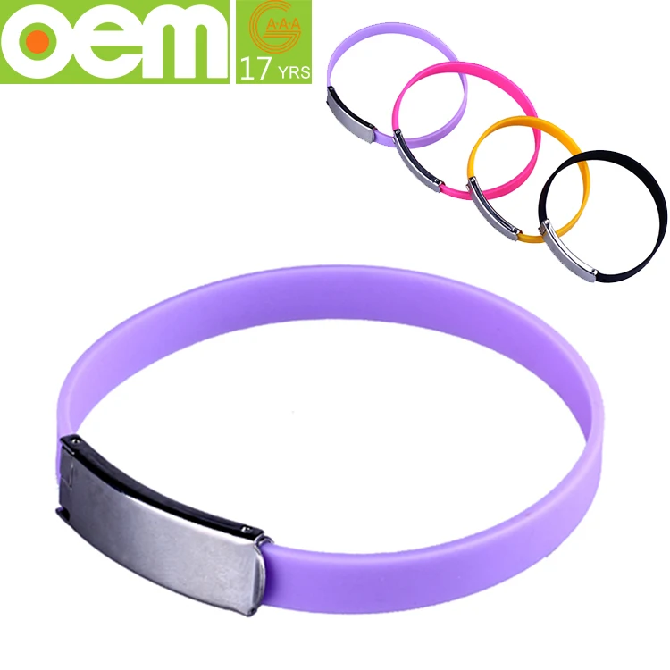 Silicone Bracelet Reflective,Custom Design Rubber Bracelet Bulk Buy