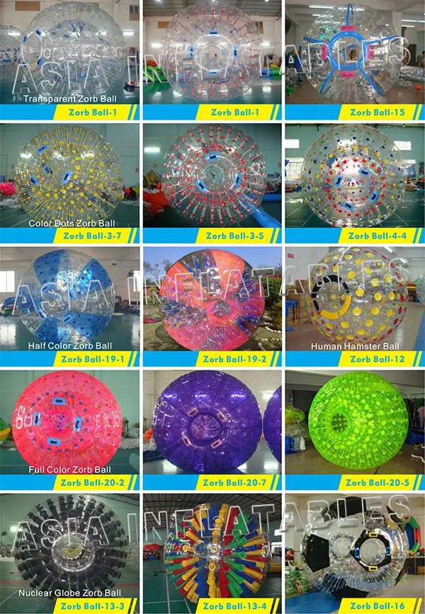 Big Air Inflatable Human Bubble Ball ,Inflatable Zorb Ball