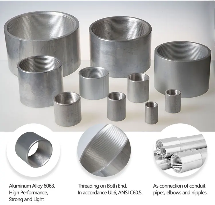 Imc Couplings Conduit Fitting Cul Aluminum Conduit Coupling Buy