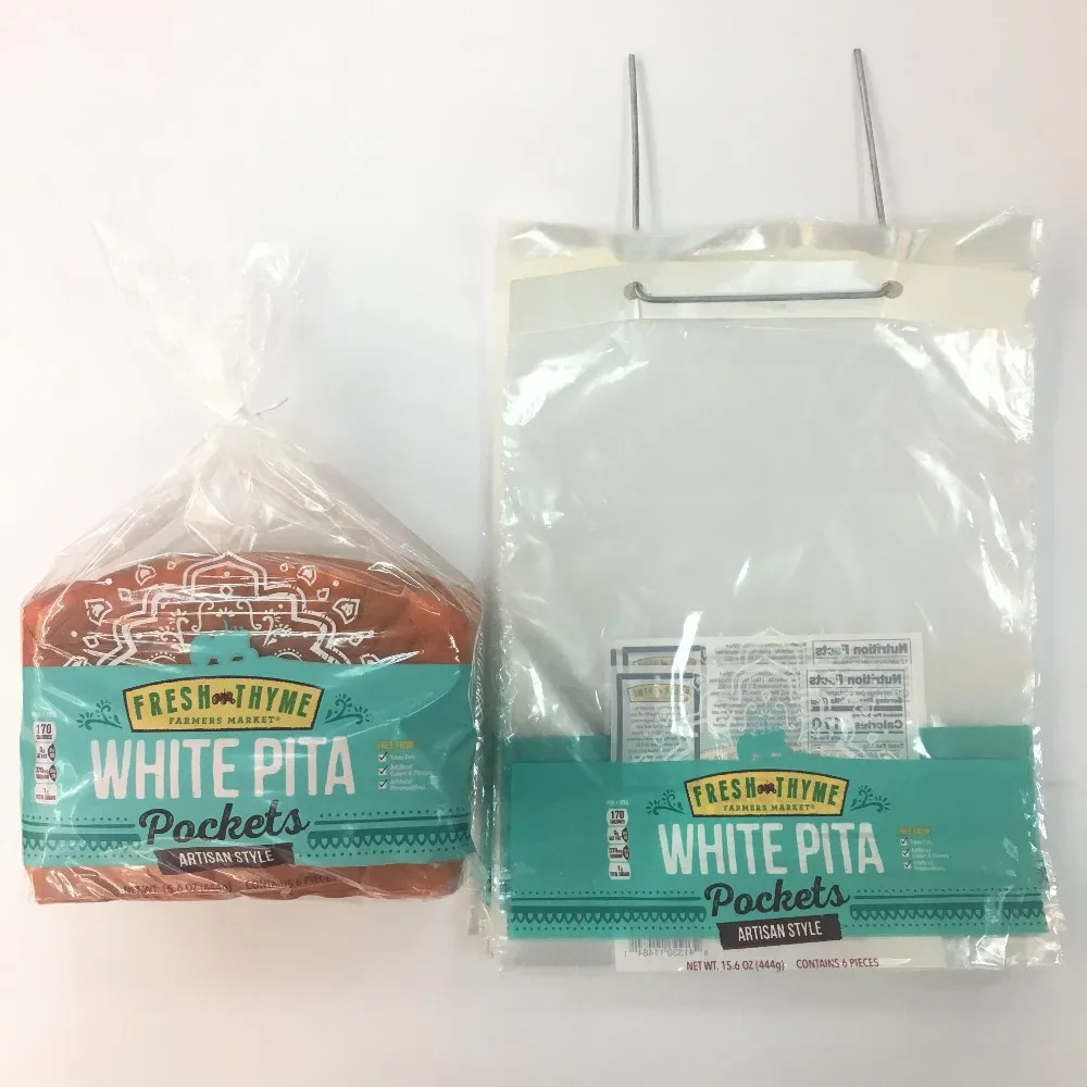 Custom Printed Clear Plastic Wicket Bread Packaging Bags,Food Plastic