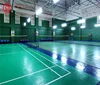 Prefab lightweight steel structure badminton court with large space