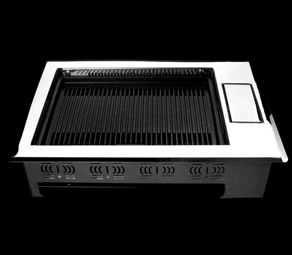 Wholesale Commercial Rectangle Korean Electric Infrared Grill Bbq Table