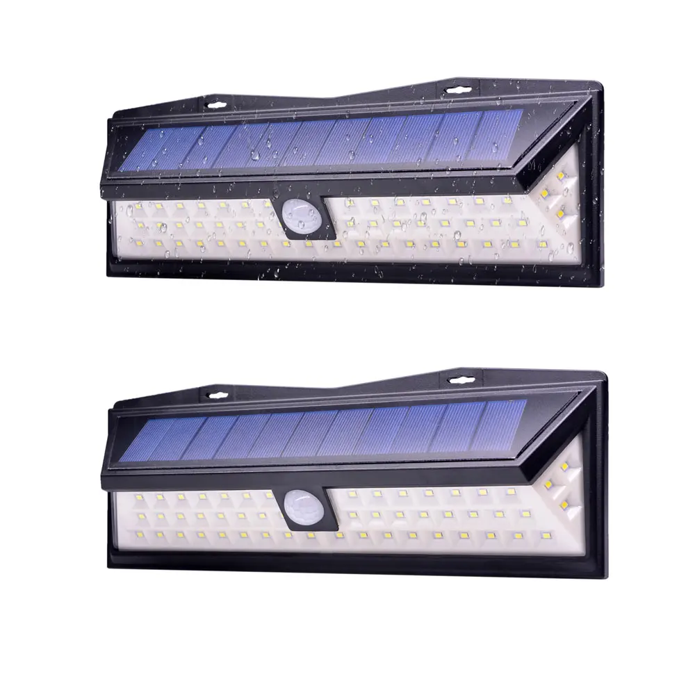 Ip65 Wireless Outdoor 54smd Led Nightlights Solar Powered Motion Sensor Garden Lights For Home