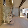 portable stairs timber L shape staircase DIY customized wood staircase