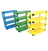 Made in China kindergarten furniture big space toy cabinet plastic storage rack