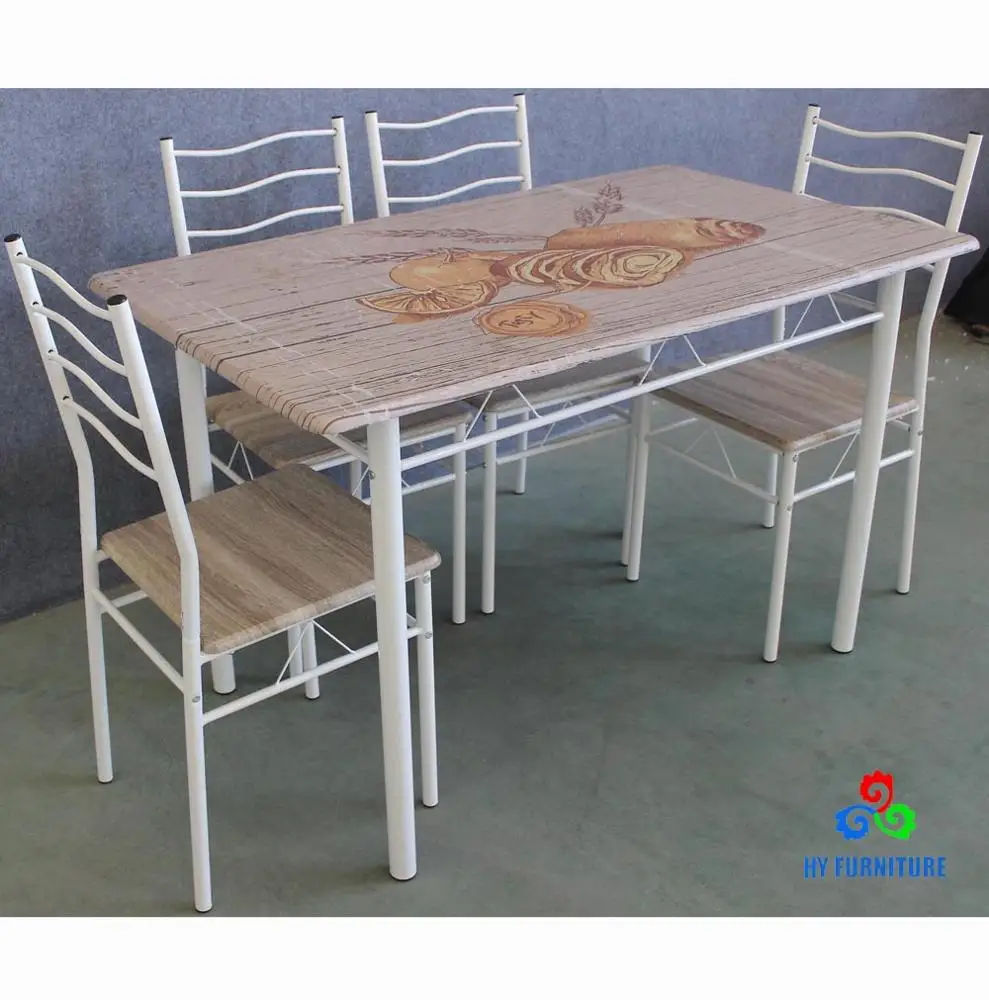 Unique 3 Piece Kitchen Bistro Metal Wooden Breakfast Dining Table Chair Set Buy 3 Piece Meja Sarapan Set