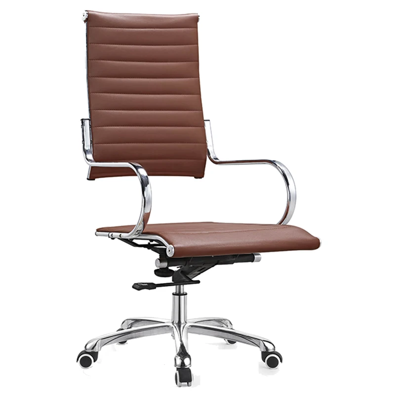 High ribbed back luxury synthetic leather executive chair specification
