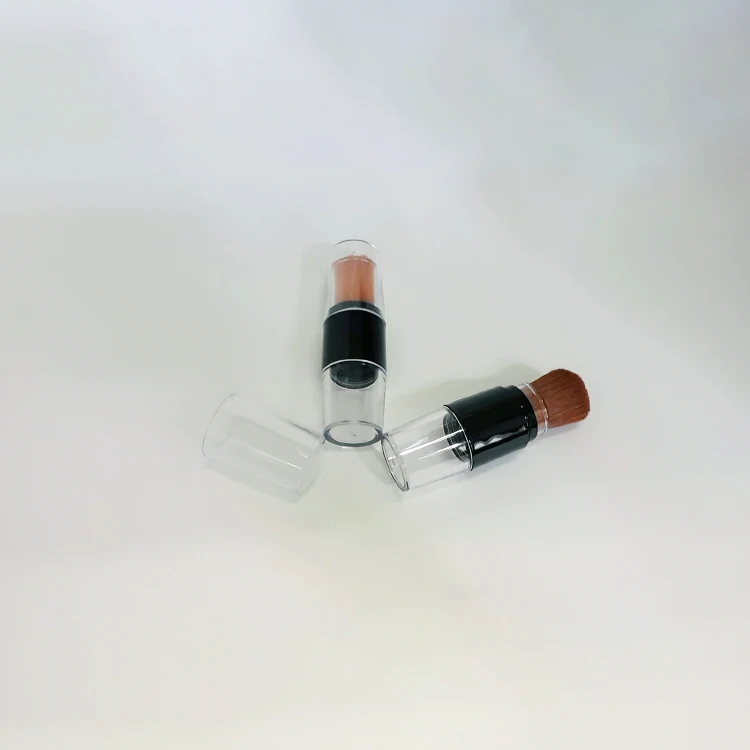 Refillable Face Powder Brush Container With Plastic Handle Buy