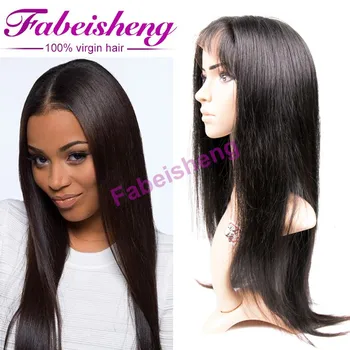 Aliexpress Wholesale Cheap Virgin Brazilian Hair Half Wig Human