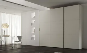 White Rubber Wall To Wall Sliding Wardrobe Doors Buy Automatic