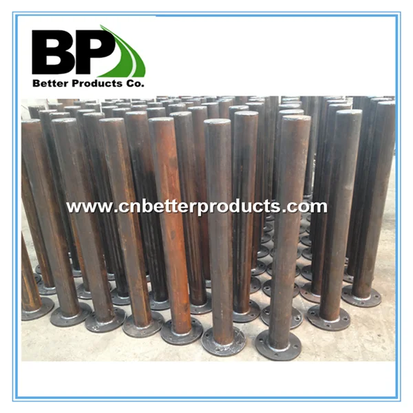 Security steel pipe bollards