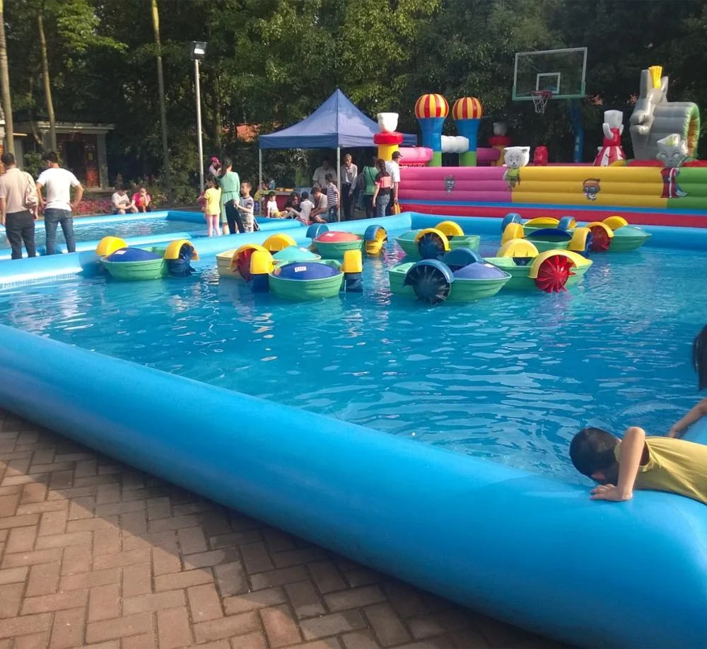 swimming with inflatables