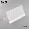 Custom V Shape Acrylic Sign Holder Desk Label Price Sign Holder Name Card Tag Label Price Tag Holder